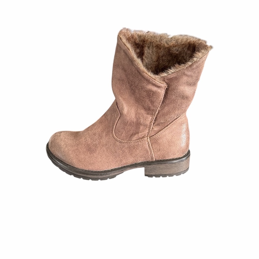 Candie's Brown Winter Boots with Faux Fur